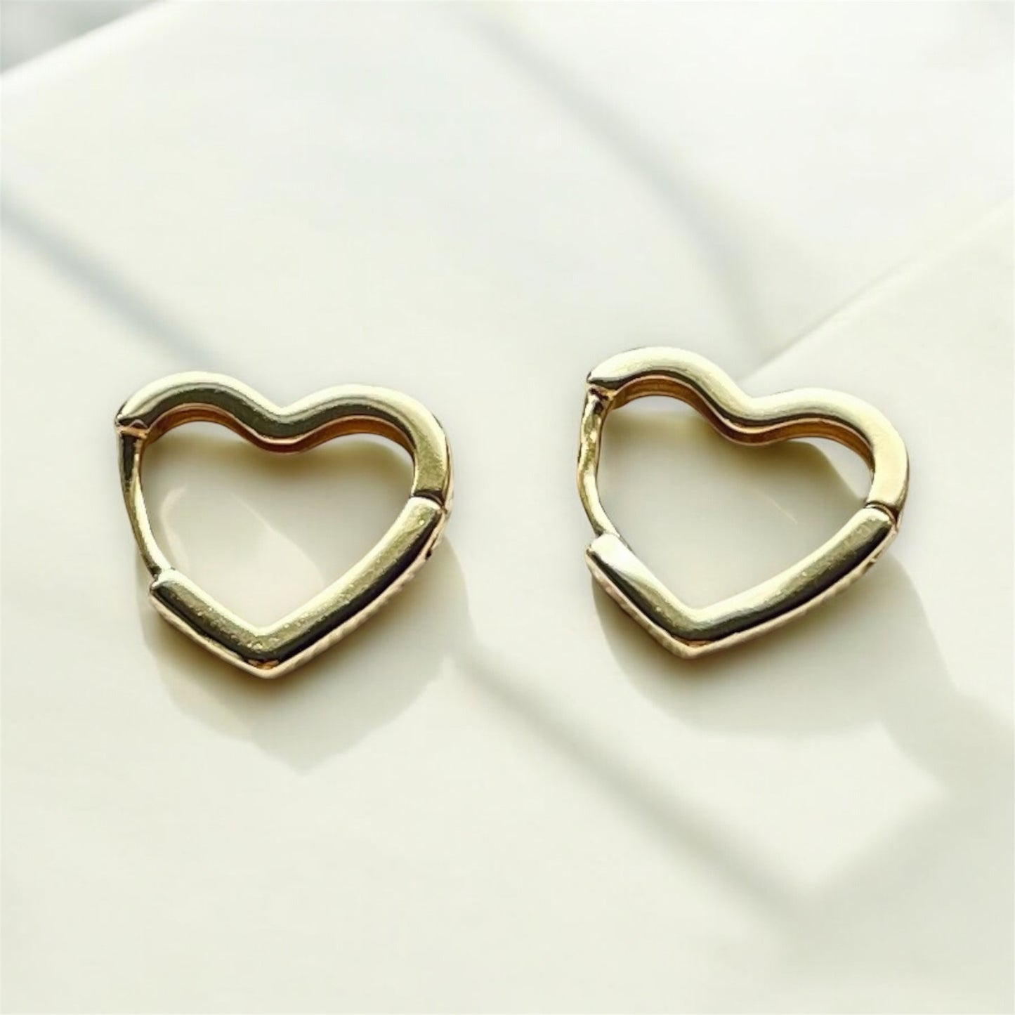 Gold Heart 12mm