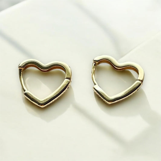 Gold Heart 12mm