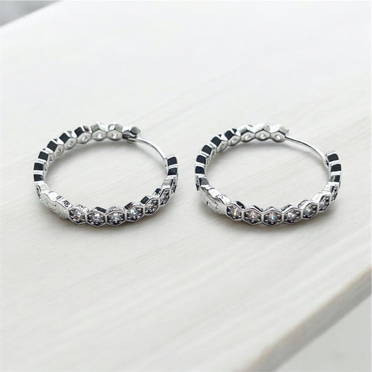 Hexagon 20mm Hoops