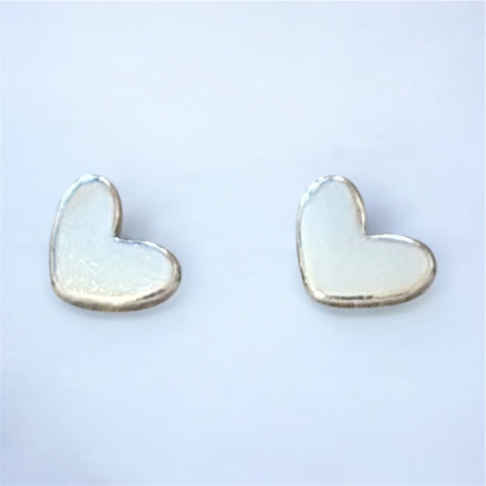 Mini Hearts Studs (Silver)